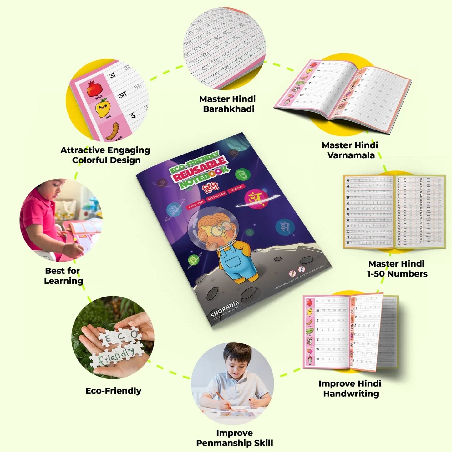 Reusable Notebooks for Handwriting & Learning Skills Improvement