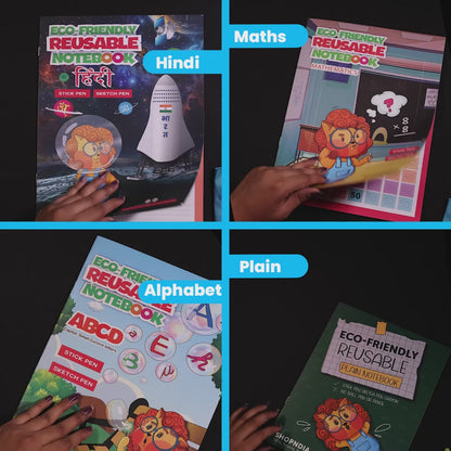 Reusable Notebooks for Handwriting & Learning Skills Improvement
